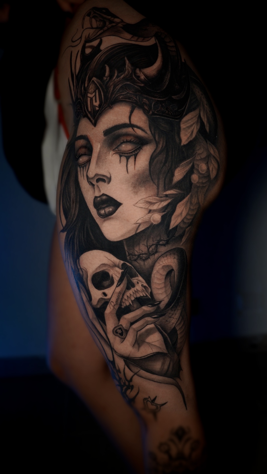 Black and Grey tattoo 12